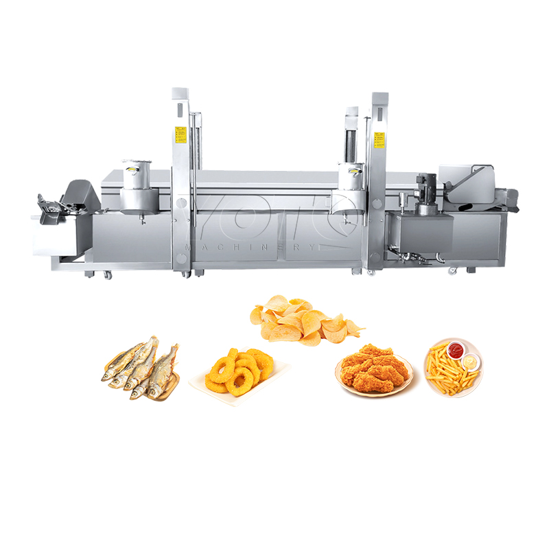 Food Snacks Chips - High Performance Potato Chips Fryer Pork