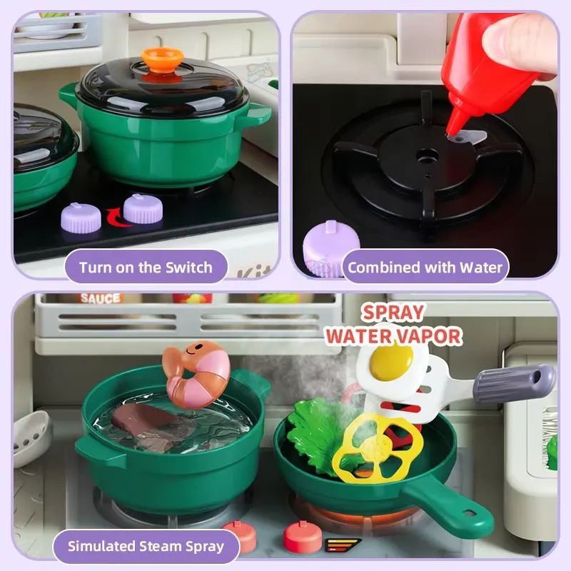 90cm Large Pretend Play Kitche - đánh giá và giá Food Xxl