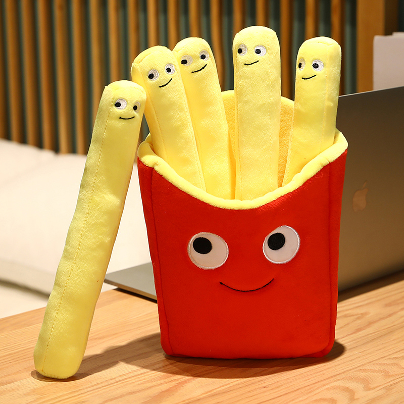 Smile French Fries Plush Stuff - đánh giá và giá Food Snacks Chips