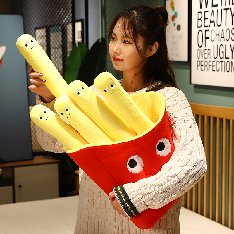 Smile French Fries Plush Stuff - đánh giá và giá Food Snacks Chips
