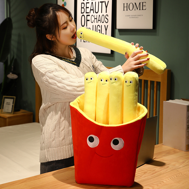 Smile French Fries Plush Stuff - đánh giá và giá Food Snacks Chips