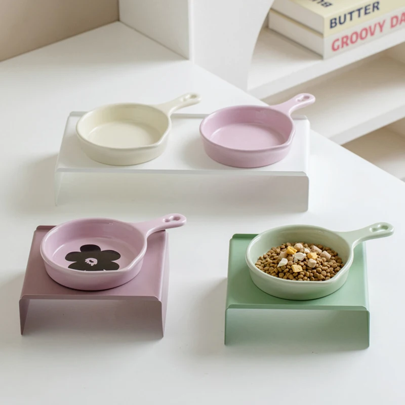 Cat Food Water Bowl with Handl - đánh giá và giá Food Snacks With Iron
