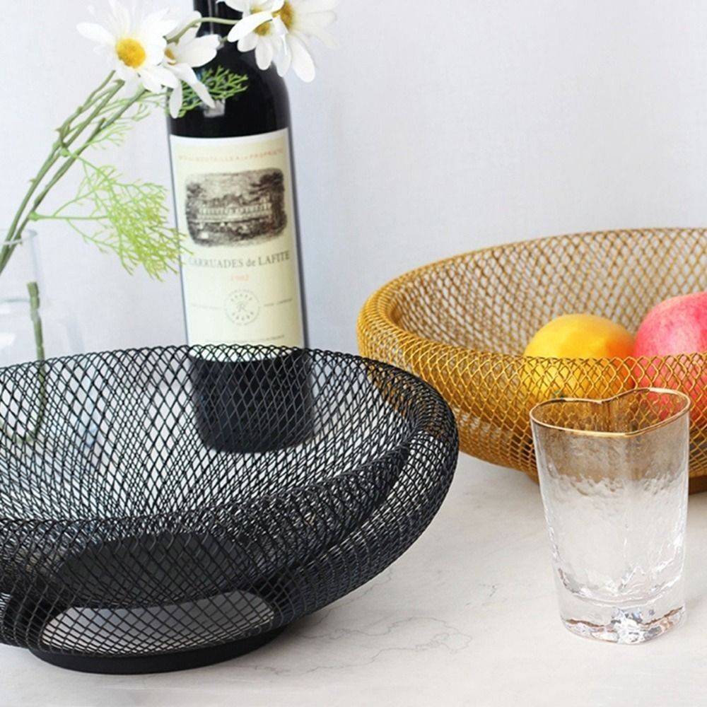 Black/Gold Iron Art Fruit Bask - đánh giá và giá Food Snacks With Iron