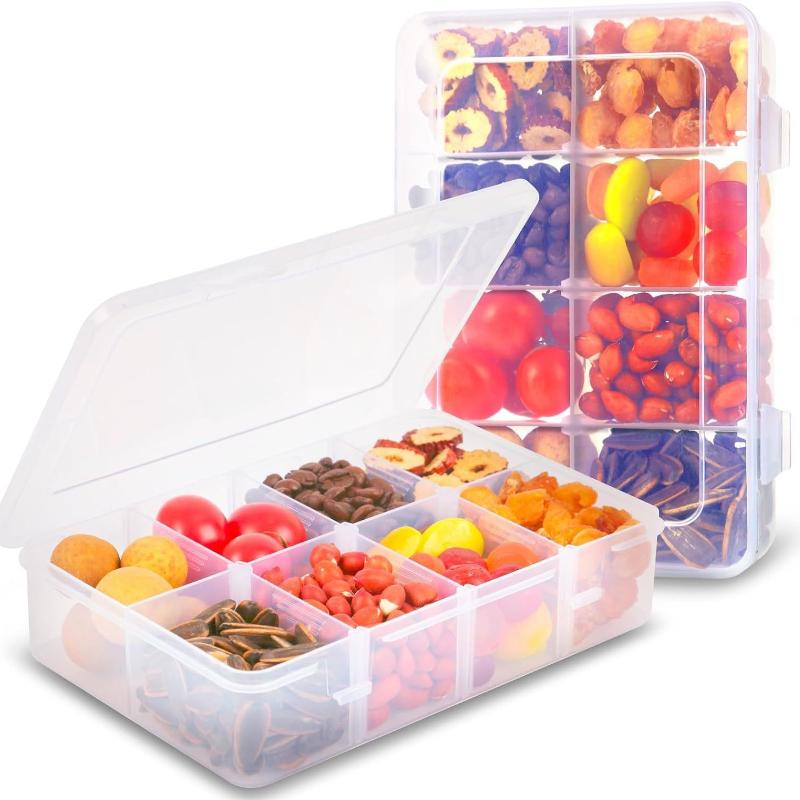 8 Grid Pill Case Snackle Box C - đánh giá và giá Food Snacks With Iron