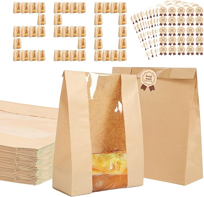 250 Pack Bread Bags for Homema - đánh giá và giá Food Xxl