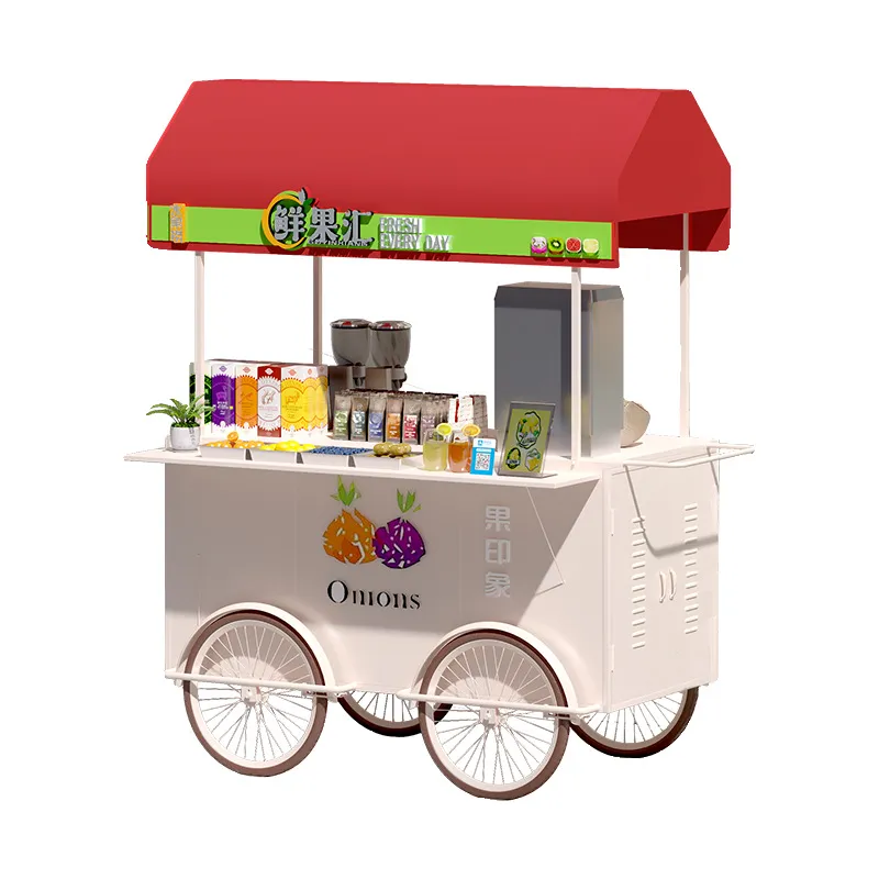 Portable Wrought Iron Food Car - đánh giá và giá Food Snacks With Iron