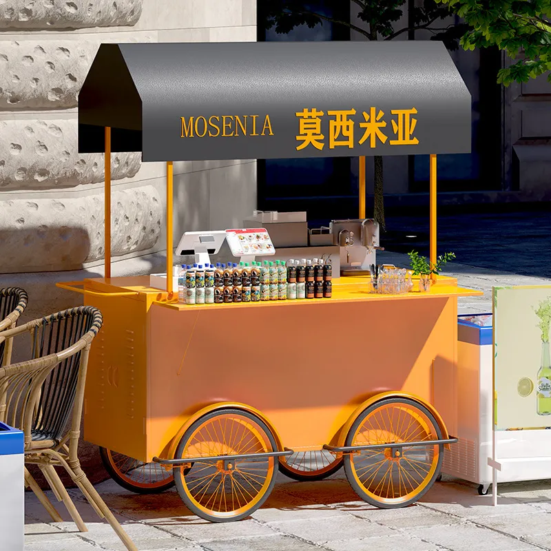 Portable Wrought Iron Food Car - đánh giá và giá Food Snacks With Iron