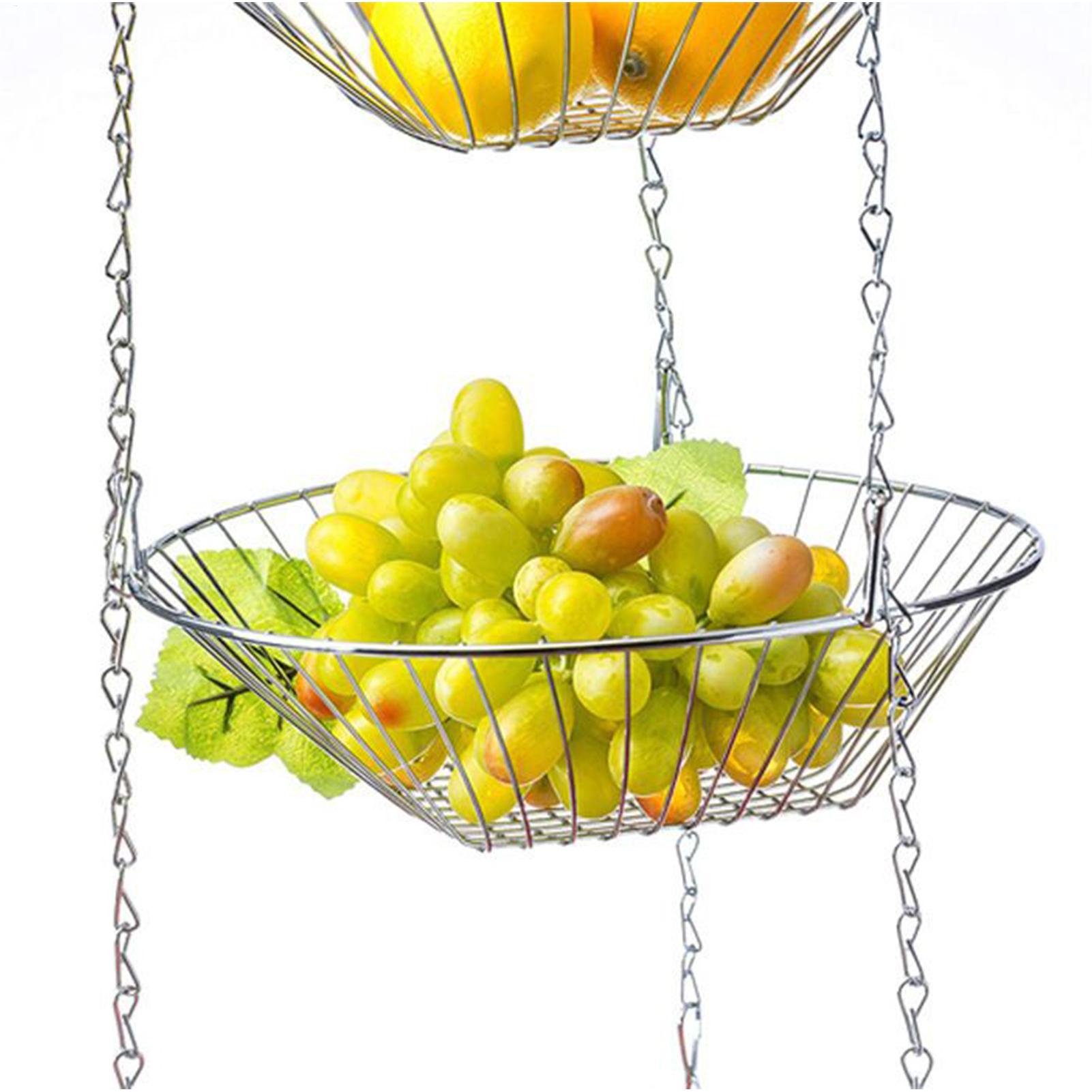 Fruit Basket 3-Tier Iron Holde - đánh giá và giá Food Snacks With Iron