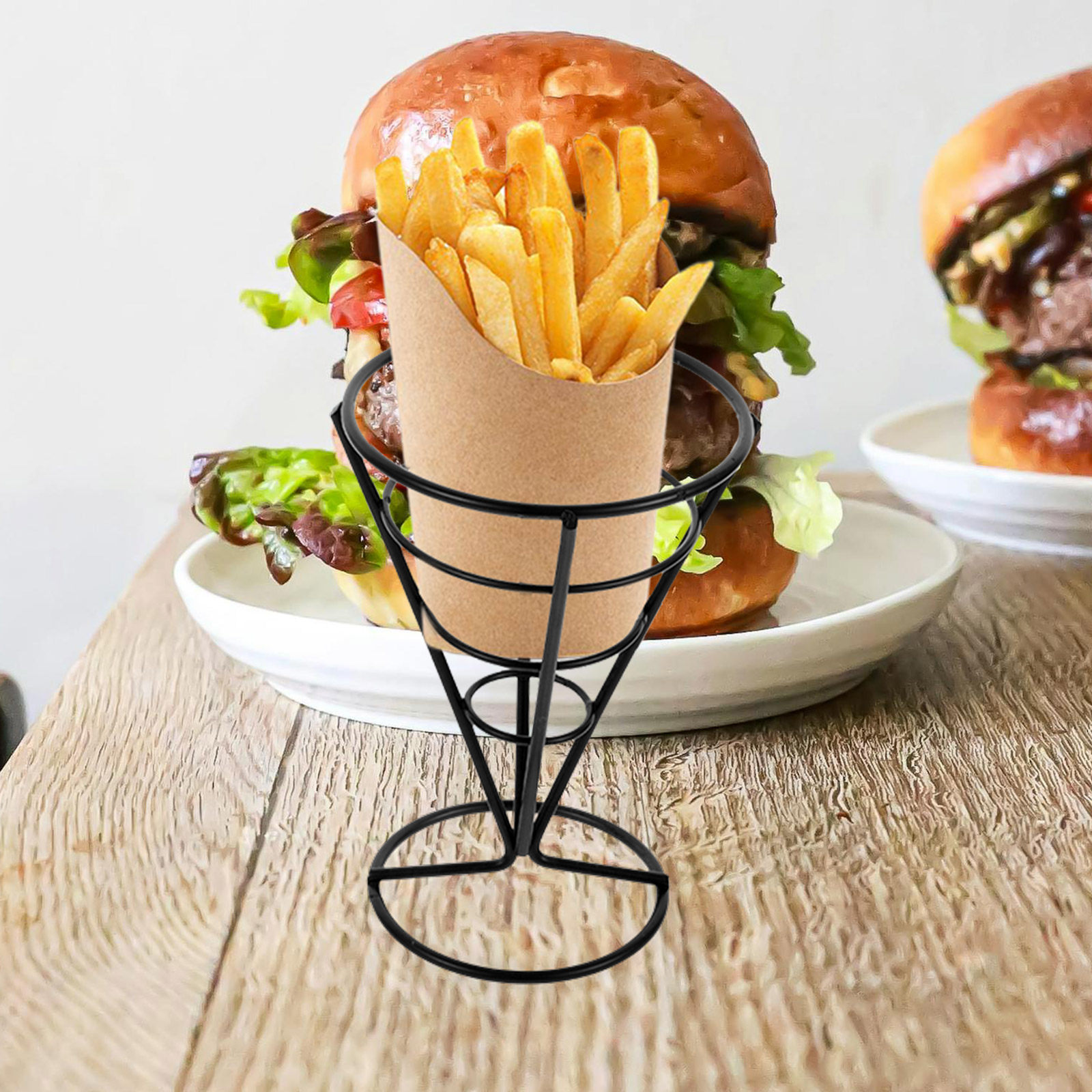 2Pcs French Fries Basket Iron  - đánh giá và giá Food Snacks With Iron