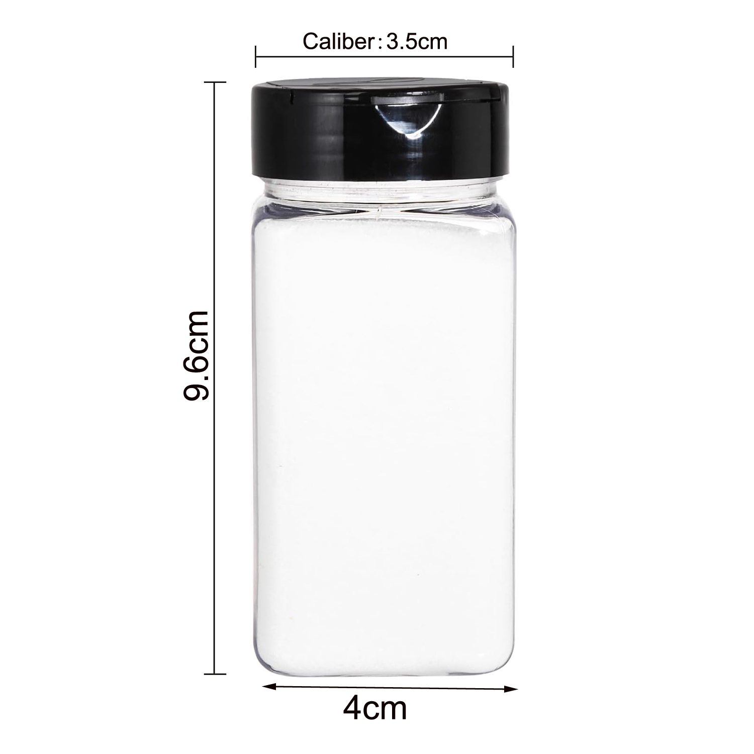 Square Large Plastic Spice Jar - đánh giá và giá Food Xxl