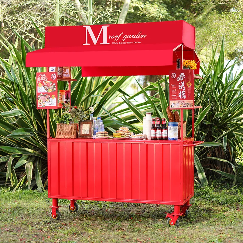 Wrought Iron Food Cart Outdoor - đánh giá và giá Food Snacks With Iron