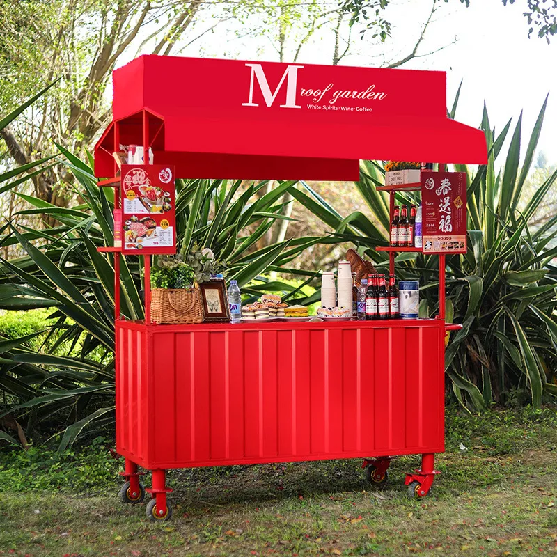 Wrought Iron Food Cart Outdoor - đánh giá và giá Food Snacks With Iron
